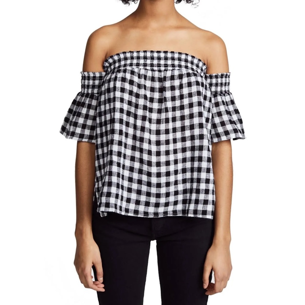 Rails Isabelle Gingham Plaid Top
